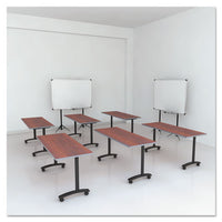 Alera Valencia Series Training Table T-leg Base, 54w X 19 3-4d X 28 1-2h, Black