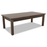 Alera Valencia Series Occasional Table, Rectangle, 47 1-4w X 19 1-8d X 16 3-8h, Mahogany