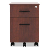 Alera Valencia Series Mobile Box-file Pedestal, 15.88w X 19.13d X 22.88h, Medium Cherry