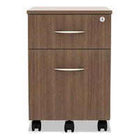 Alera Valencia Series Mobile Box-file Pedestal, 15.88w X 19.13d X 22.88h, Walnut