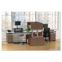 Alera Valencia Series Mobile Box-file Pedestal, 15.88w X 19.13d X 22.88h, Walnut