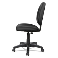Alera Essentia Series Swivel Task Chair, Supports Up To 275 Lbs, Black Seat-black Back, Black Base