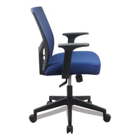 Workspace By Alera Mesh Back Fabric Task Chair, Supports Up To 275 Lb, 17.32" To 21.1" Seat Height, Navy Seat, Navy Back