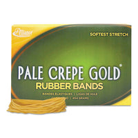 Pale Crepe Gold Rubber Bands, Size 19, 0.04" Gauge, Crepe, 1 Lb Box, 1,890-box