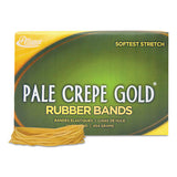 Pale Crepe Gold Rubber Bands, Size 19, 0.04" Gauge, Crepe, 1 Lb Box, 1,890-box