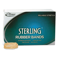 Sterling Rubber Bands, Size 14, 0.03" Gauge, Crepe, 1 Lb Box, 3,100-box