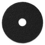 Stripping Pads, 20" Diameter, Black, 5-ct