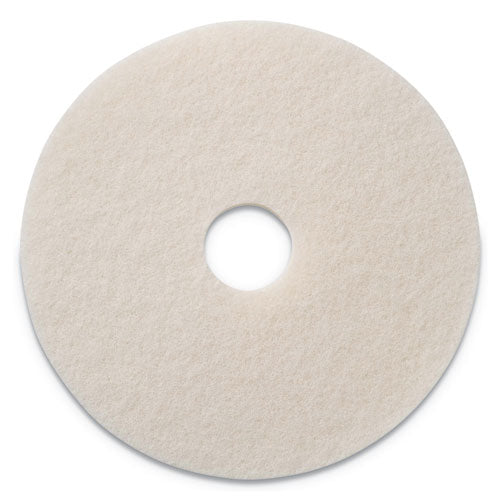 Polishing Pads, 17" Diameter, White, 5-ct