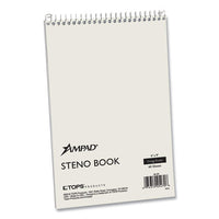 Steno Books, Pitman Rule, White Cover, 6 X 9, 60 Green Tint Sheets