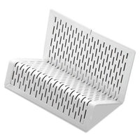 Urban Collection Punched Metal Business Card Holder, Holds 50 2 X 3 1-2, White