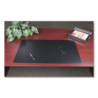 Rhinolin Ii Desk Pad With Antimicrobial Product Protection, 36 X 24, Black