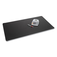 Rhinolin Ii Desk Pad With Antimicrobial Product Protection, 17 X 12, Black