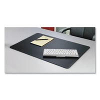 Rhinolin Ii Desk Pad With Antimicrobial Product Protection, 17 X 12, Black