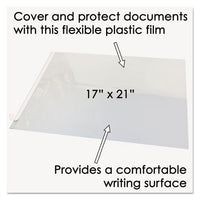 Second Sight Clear Plastic Hinged Desk Protector, 21 X 17