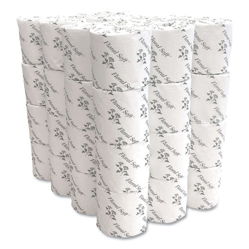 Two-ply Standard Bathroom Tissue, Septic Safe, White, 400 Sheets-roll, 48 Rolls-carton