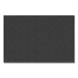 Ecomat Crosshatch Entry Mat, 48 X 27, Charcoal