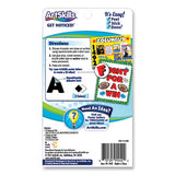 Black And White Poster Letters And Numbers, 10" H, 310-pack