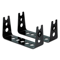 Metal Art Monitor Stand Risers, 4 3-4 X 8 3-4 X 2 1-2, Black