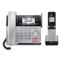 Connect To Cell Tl86103 Two-line Corded-cordless Phone, Corded Base Station And 1 Additional Handset, Black-silver