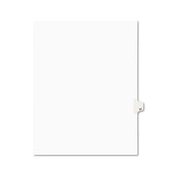 Preprinted Legal Exhibit Side Tab Index Dividers, Avery Style, 10-tab, 17, 11 X 8.5, White, 25-pack, (1017)