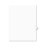 Preprinted Legal Exhibit Side Tab Index Dividers, Avery Style, 10-tab, 17, 11 X 8.5, White, 25-pack, (1017)