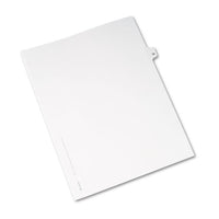 Preprinted Legal Exhibit Side Tab Index Dividers, Avery Style, 10-tab, 19, 11 X 8.5, White, 25-pack, (1019)