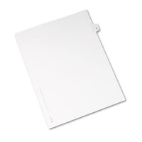 Preprinted Legal Exhibit Side Tab Index Dividers, Avery Style, 10-tab, 21, 11 X 8.5, White, 25-pack, (1021)