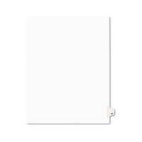 Preprinted Legal Exhibit Side Tab Index Dividers, Avery Style, 10-tab, 24, 11 X 8.5, White, 25-pack, (1024)