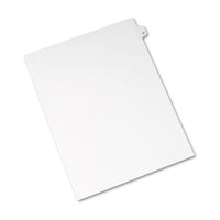 Preprinted Legal Exhibit Side Tab Index Dividers, Avery Style, 10-tab, 27, 11 X 8.5, White, 25-pack, (1027)