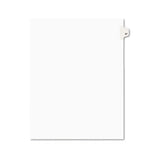 Preprinted Legal Exhibit Side Tab Index Dividers, Avery Style, 10-tab, 27, 11 X 8.5, White, 25-pack, (1027)