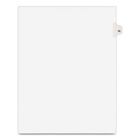 Preprinted Legal Exhibit Side Tab Index Dividers, Avery Style, 10-tab, 29, 11 X 8.5, White, 25-pack
