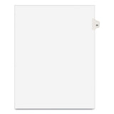 Preprinted Legal Exhibit Side Tab Index Dividers, Avery Style, 10-tab, 29, 11 X 8.5, White, 25-pack