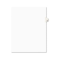 Preprinted Legal Exhibit Side Tab Index Dividers, Avery Style, 10-tab, 32, 11 X 8.5, White, 25-pack, (1032)