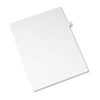 Preprinted Legal Exhibit Side Tab Index Dividers, Avery Style, 10-tab, 32, 11 X 8.5, White, 25-pack, (1032)