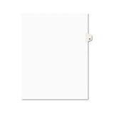 Preprinted Legal Exhibit Side Tab Index Dividers, Avery Style, 10-tab, 32, 11 X 8.5, White, 25-pack, (1032)