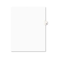 Preprinted Legal Exhibit Side Tab Index Dividers, Avery Style, 10-tab, 34, 11 X 8.5, White, 25-pack, (1034)