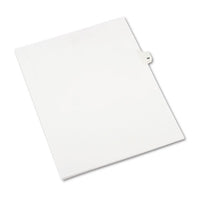 Preprinted Legal Exhibit Side Tab Index Dividers, Avery Style, 10-tab, 34, 11 X 8.5, White, 25-pack, (1034)