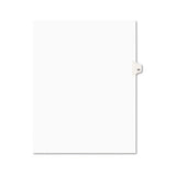 Preprinted Legal Exhibit Side Tab Index Dividers, Avery Style, 10-tab, 59, 11 X 8.5, White, 25-pack, (1059)