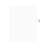 Preprinted Legal Exhibit Side Tab Index Dividers, Avery Style, 10-tab, 60, 11 X 8.5, White, 25-pack, (1060)