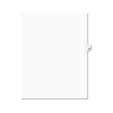 Preprinted Legal Exhibit Side Tab Index Dividers, Avery Style, 10-tab, 60, 11 X 8.5, White, 25-pack, (1060)