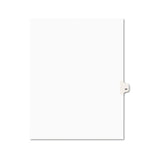 Preprinted Legal Exhibit Side Tab Index Dividers, Avery Style, 10-tab, 65, 11 X 8.5, White, 25-pack, (1065)