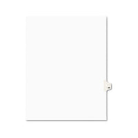 Preprinted Legal Exhibit Side Tab Index Dividers, Avery Style, 10-tab, 68, 11 X 8.5, White, 25-pack, (1068)
