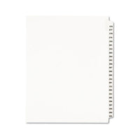 Preprinted Legal Exhibit Side Tab Index Dividers, Avery Style, 25-tab, 276 To 300, 11 X 8.5, White, 1 Set, (1341)