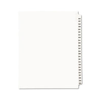 Preprinted Legal Exhibit Side Tab Index Dividers, Avery Style, 25-tab, 326 To 350, 11 X 8.5, White, 1 Set, (1343)