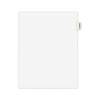 Avery-style Preprinted Legal Side Tab Divider, Exhibit B, Letter, White, 25-pack, (1372)