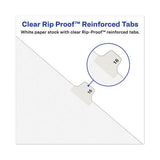 Avery-style Preprinted Legal Side Tab Divider, Exhibit C, Letter, White, 25-pack, (1373)