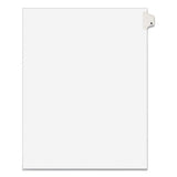 Preprinted Legal Exhibit Side Tab Index Dividers, Avery Style, 26-tab, A, 11 X 8.5, White, 25-pack, (1401)