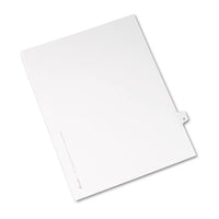 Preprinted Legal Exhibit Side Tab Index Dividers, Avery Style, 26-tab, F, 11 X 8.5, White, 25-pack, (1406)