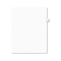 Preprinted Legal Exhibit Side Tab Index Dividers, Avery Style, 26-tab, G, 11 X 8.5, White, 25-pack, (1407)