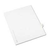 Preprinted Legal Exhibit Side Tab Index Dividers, Avery Style, 26-tab, G, 11 X 8.5, White, 25-pack, (1407)